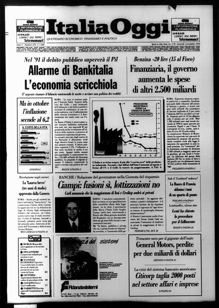 Italia oggi : quotidiano di economia finanza e politica